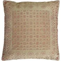 Ruwado Kissenbezug - Handgefertigt Dekokissen aus Indische Banarasi Seide - 40cmx40cm, "Handgewebt und Handgenäht aus Indien"