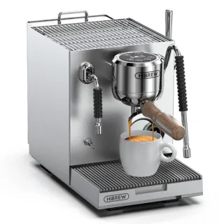 [EU Direct] HiBREW H21 Professional Espresso Machine Dual-Boiler Dual-Pump 58mm Portafilter Programmable Shots 3-Hole St