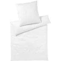 Elegante Bettwäsche Solid Jersey, Mako-Satin, 2 teilig, angenehmes Hautgefühl