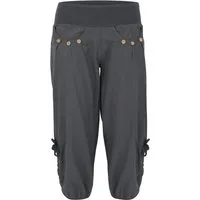 malito more than fashion Caprihose malito Damen Capri Hose aus Leinen, Stoffhose in Unifarben, Freizeit 3/4 Leinenhose