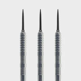 Steel Dart Barrel Zylinder Grip1 V2 - Silber / 21g