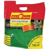 WOLF Rasen-Langzeitdünger Rasen-Langzeitdünger, organisches Material, grün, 33 x 26 x 13 cm, 1-St.