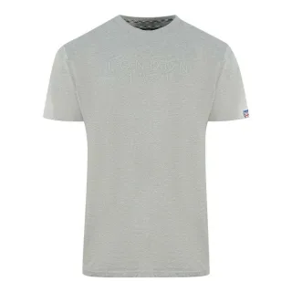 Aquascutum - "London 1851" T-Shirt für Herren, verklebt (Grau)