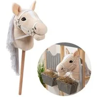 ELLA & PIET® Steckenpferd Hobby Horse TOFFEE mit Tasche (Beige)