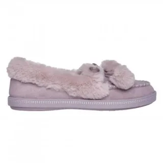 Skechers - "Cosy CampF" Hausschuhe für Damen, Mokkasin, Flach (Lavendel)