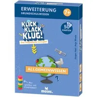 Moses. Verlag Spiel Klick Klack Klug! – Lernspiel Erweiterungsset, für Grundschulkinder