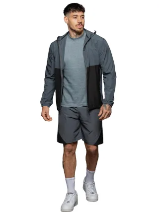 Kruze | Herren Gewebtes 3-Teiliges Set - T-Shirt/Jacke/Shorts