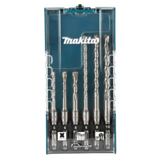 Makita Betonbohrer-Set SDS-PLUS Centering tip 6-teilig - SDS-PLUS - Zweischneider - Zentrierspitze - E-15730