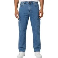 Tazzio Straight-Jeans A112 Regular Fit Cargo Denim Jeans Hose
