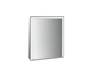 emco LED-Lichtspiegelschrank Prime 3 Unterputz, 600 mm, Anschlag rechts Rückwand weiß, 949717301 949717301