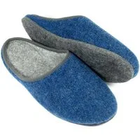 Pantoffelmann Filz Pantoffel Herren Damen Hauspantoffel Filzpantoffel Hausschuhe Pantoffel (1 Paar) Filzpantoffeln, Gästepantoffel besonders leicht