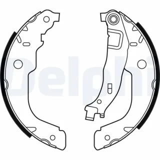 Delphi Bremsbacken hinten Citroen DS Peugeot LS2000