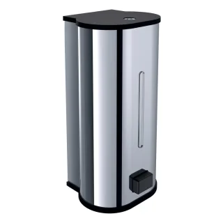 emco system 2 Seifenspender Metallgehäuse, Bedienung von unten Xmechanisch, 800 ml, chrom, 352100104 352100104
