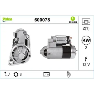 Valeo Anlasser 2,0 kW Kia Carnival 1 2,5 V6