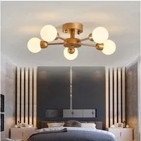 Eurohandisplay LED Deckenleuchte LED Deckenleuchte E14 Leuchtmittel inkl Lichtfarbe warmweiß kaltweiß, LED wechselbar, Warm bis Kaltweiß, Lichtfarbe einstellbar mit Lichtschalter