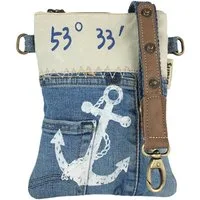 Sunsa Umhängetasche Umhängetasche Schultertasche Maritim Crossbody Bag, enthält recyceltes Material