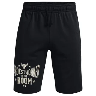 Under Armor Project Rock Terry Mens Black Shorts