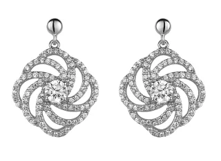 Orphelia Damen-Ohrhänger aus 925er Sterlingsilber – Silber ZO-5178