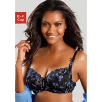 LASCANA Bügel-BH, Dirndl-BH mit Stickerei-Spitze, als Dessous-Set kombinierbar, große Größen