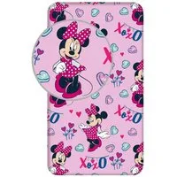 Disney Spannbettlaken Disney Minnie XoXo Spannbettlaken 90x200cm 100% Baumwolle, 100% Baumwolle, (1 Stück)