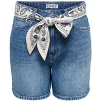 ONLY Jeansshorts ONLJOSE HW SCARF DNM SHORTS AZG Baumwolle, regular fit, high waist