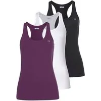H.I.S Tanktop (Packung, 3er-Pack) Softer Feinripp mit elastischer Baumwolle für hohen Tragekomfort