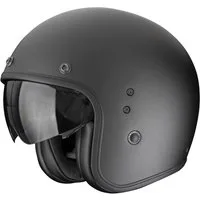 Scorpion Exo Motorradhelm Scorpion Exo Belfast EVO Solid Jethelm Matt-Schwarz Perlmutt (1er Set), jethelm für motorrad