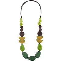 COLLEZIONE ALESSANDRO Lange Kette Pauline, verschiedene Holzperlen