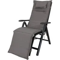 Sun Garden Sesselauflage Auflage Relaxliege Toronto 50318-625 taupe 170x52x6,5 cm Sun Garden