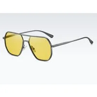 PACIEA Sonnenbrille Herren Metallrahmen UV Schutz Outdoor Fahrer (8692-St)