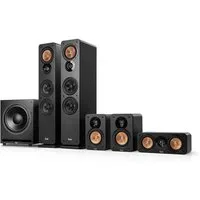 Teufel ULTIMA 40 Surround Power Edition "5.1-Set" Stand-Lautsprecher (Anschlussklemmen, kräftiger 240-Watt-Subwoofer, als Frontfire -Subwoofer)