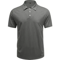 Allthemen Poloshirt Herren kurzarm T-Shirt mit Streifen Polohemd Slim Fit Shirt Sommer