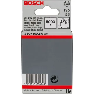 Bosch Feindrahtklammer Typ 53, 11,4mm breit - 2609200210