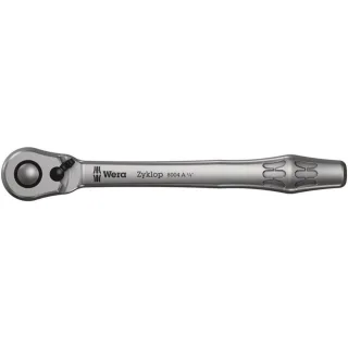 Wera 8004 A Zyklop Metal-Knarre mit Umschalthebel mit 1/4"-Antrieb - 05004004001