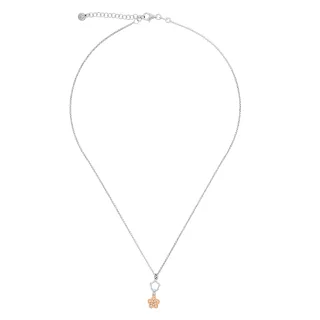Orphelia 'Nixie' Damenkette mit Anhänger aus 925er Sterlingsilber, Silber/Rosé, ZK-7377