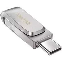 Ultra Dual Drive Luxe 128 GB, USB-Stick silber, USB-A 3.2 Gen 1, USB-C 3.2 Gen 1