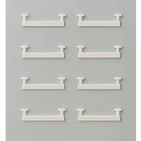 Gardinenbox Schlaufengleiter, Gardinenschienen, (Set, 8-St)