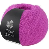 LANA GROSSA Meilenweit 100 g COSY SOCKS Häkelwolle, 420 m (Flauschige Sockenwolle mit Merinowolle, waschmaschinenfest), 100 g