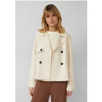 s.Oliver Funktionsjacke Outdoor-Jacke Cabanjacke im Relaxed Fit in Velourslederoptik