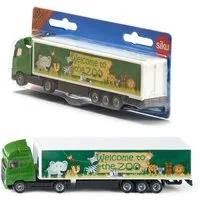 SIEPER Modellauto siku LKW Koffer-Sattelzug 1:87