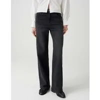 OPUS Weite Jeans MIVY Wide Leg Jeans mit Stretchanteil High Rise Vielseitig kombinierbar für casual Looks