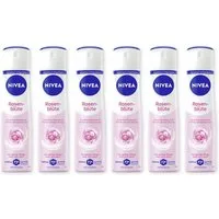 Nivea Deo-Spray Deodorant Rosenblüte Deo Spray 6 x 150ml, 6-tlg.