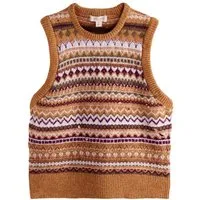 LAURA ASHLEY Stricktop Laura Ashley gestricktes Fairisle-Tanktop (1-tlg)