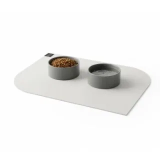 SANOZOO ® - Napfunterlage, Öko-Tex hellgrau 40 cm, 60 cm
