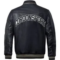Cordon Sport Lederjacke Sport Victoria Cordon Athletic Applikation auf dem Rücken