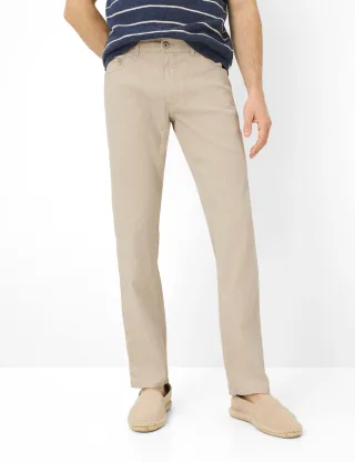 Brax Herren Five-Pocket-Hose Style COOPER BEACH, hellbeige, Gr. 36/30
