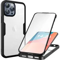 Tec-Expert Handyhülle 360 Grad Hülle für Apple iPhone 16 Pro Max 6.9 Zoll, 6.9, Rundum Schutz Cover Case Hülle robust