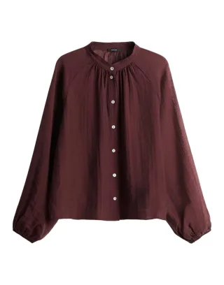 Opus - Bluse - Fabrielle rot - Gr. - 44