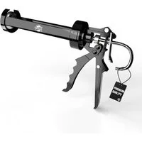 FixedByU Kartuschenpistole 2k Kartuschenpresse Metall Silikonpistole mit 18:1 Übersetzung, (für Standard Kartuschen bis 310ml)