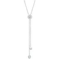 Elli Premium Kette mit Anhänger Y-Kette mit Kristallen von Swarovski®925 Sterling Silber